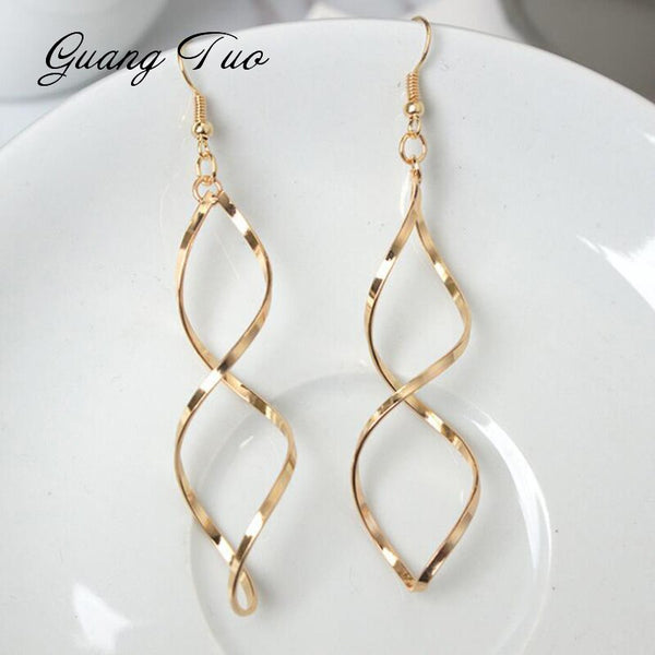 Spiral Dangle Earrings