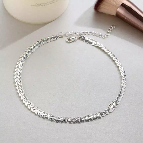 Chevron Layered Choker