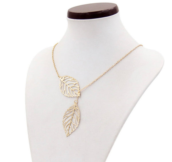 Leaf Lariat Necklace
