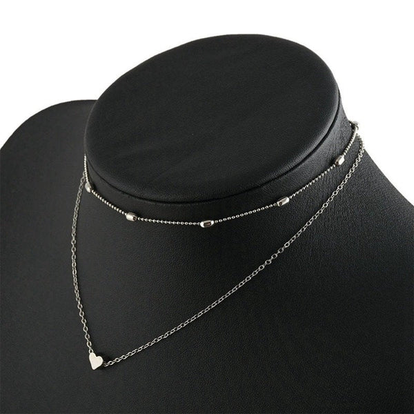 Satellite Heart Necklace