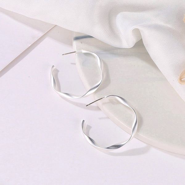 Twisted Hoop Earrings