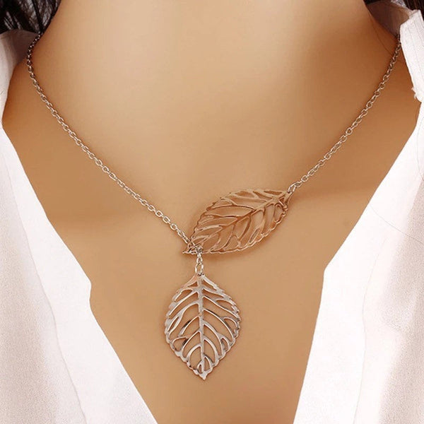 Leaf Lariat Necklace