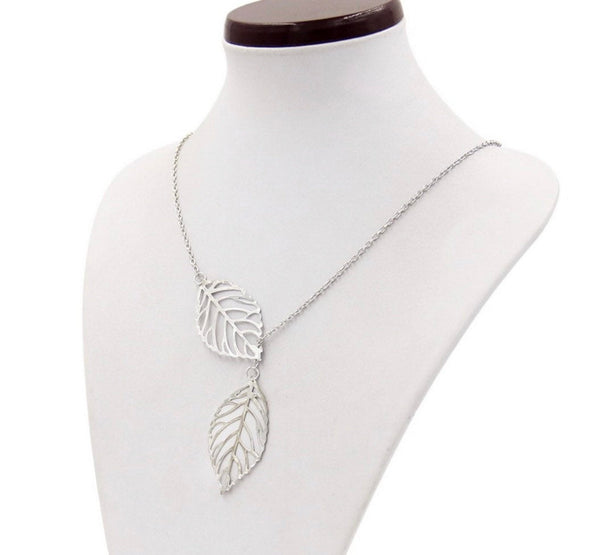 Leaf Lariat Necklace