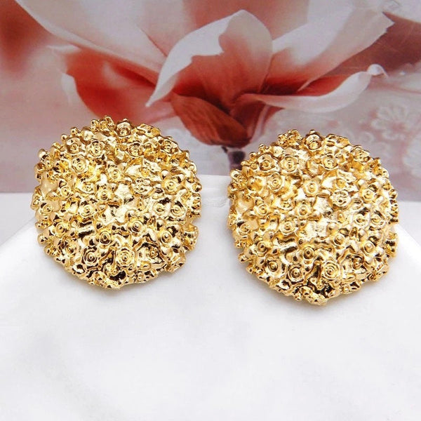 Textured Statement Studs