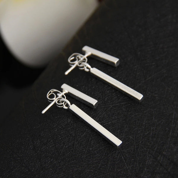 Geometric Bars Ear Jacket Earrings