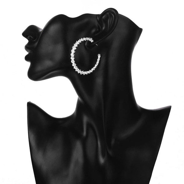 Textured Hoop Earrings