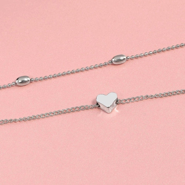 Satellite Heart Necklace