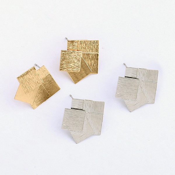 Layered Squares Earrings