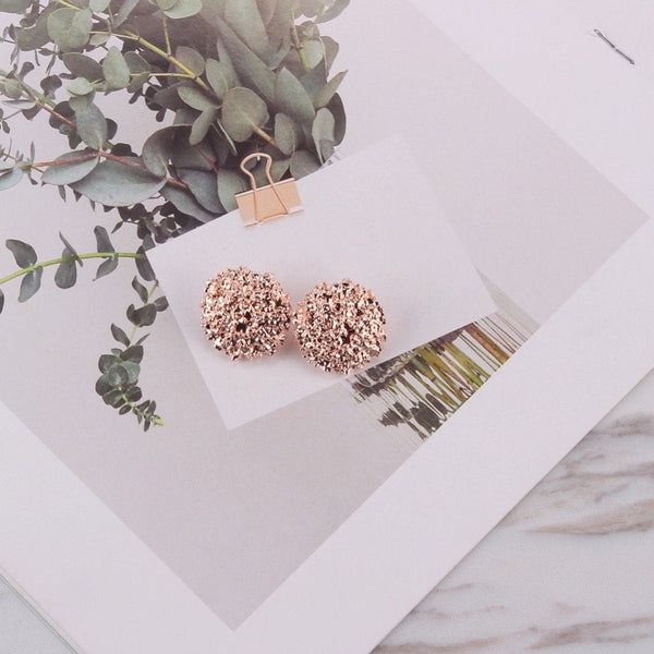 Textured Statement Studs