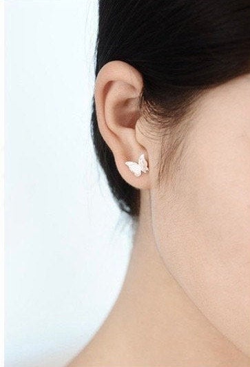 Tiny Butterfly Earrings
