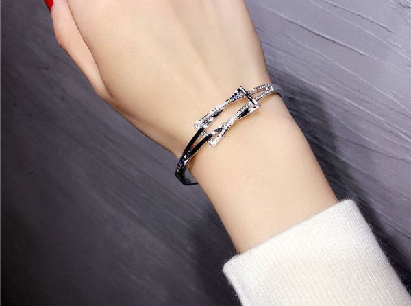 Crystal Buckle Knot Bracelet