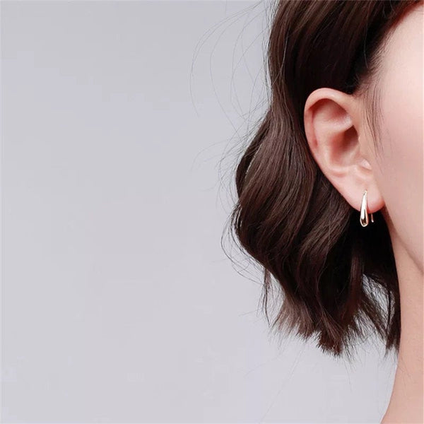 Tiny Teardrop Earrings