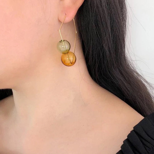 Bubble Geometric Earrings