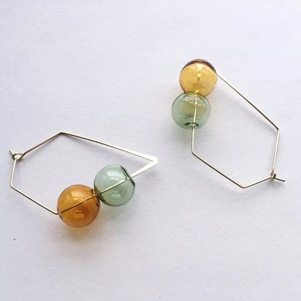 Bubble Geometric Earrings