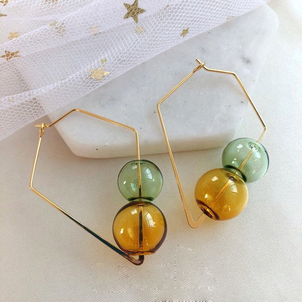 Bubble Geometric Earrings