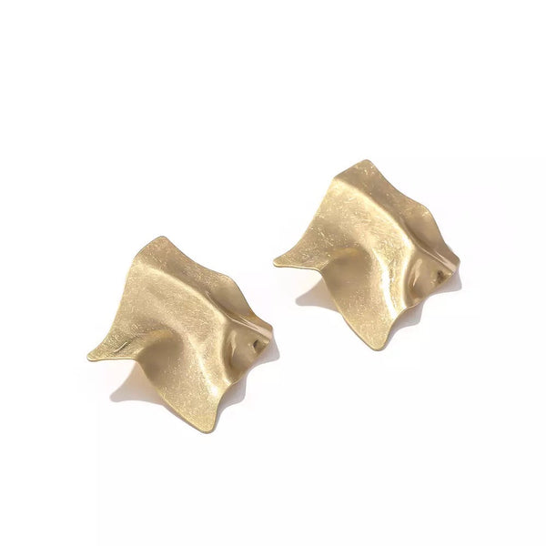 Square Asymmetric Bold Earrings