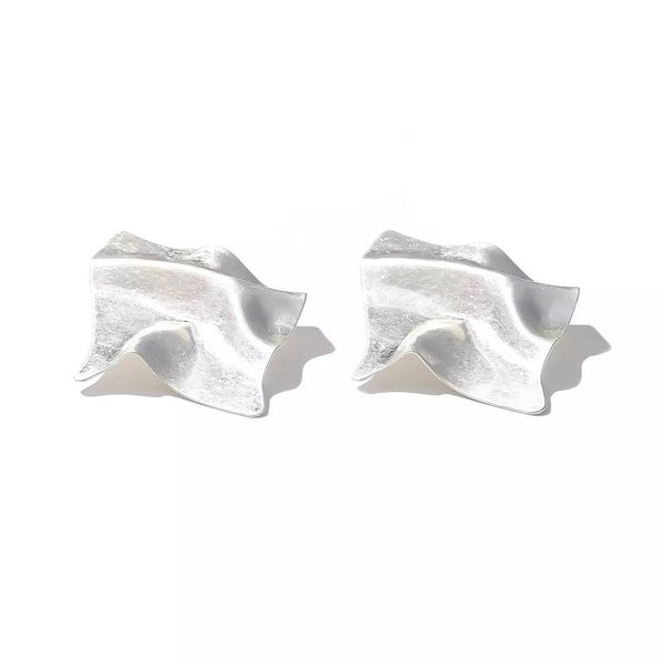 Square Asymmetric Bold Earrings