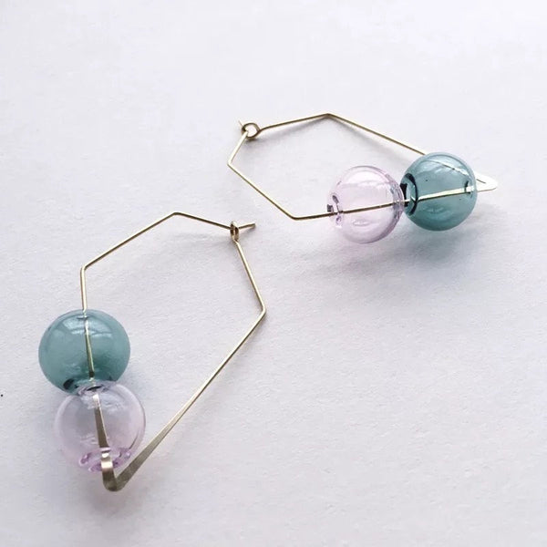 Bubble Geometric Earrings