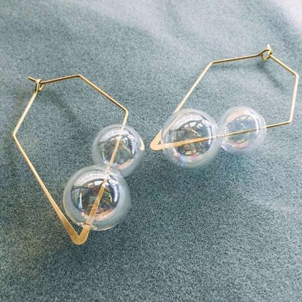 Bubble Geometric Earrings