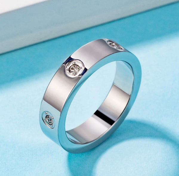 Crystal Eternity Love Ring