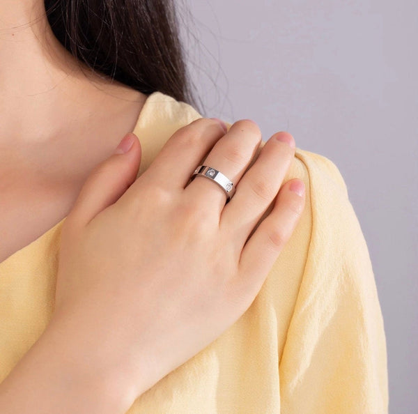 Crystal Eternity Love Ring