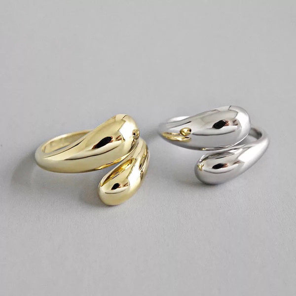 Chunky Teardrop Ring