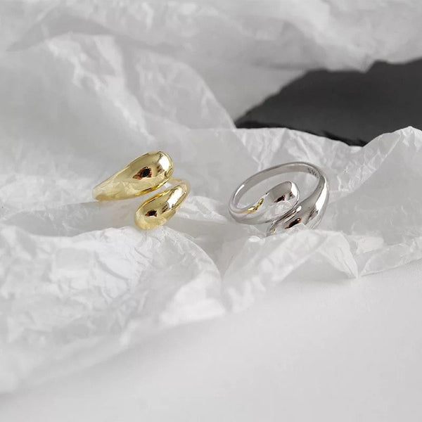 Chunky Teardrop Ring