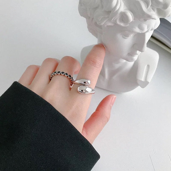 Chunky Teardrop Ring