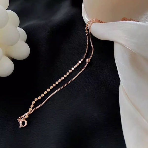 Dainty Bead Honeycomb Bracelet