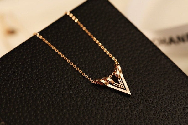 Crystal V Necklace
