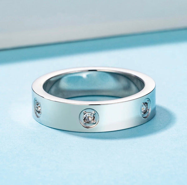 Crystal Eternity Love Ring
