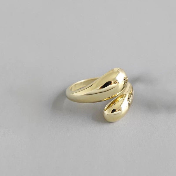 Chunky Teardrop Ring