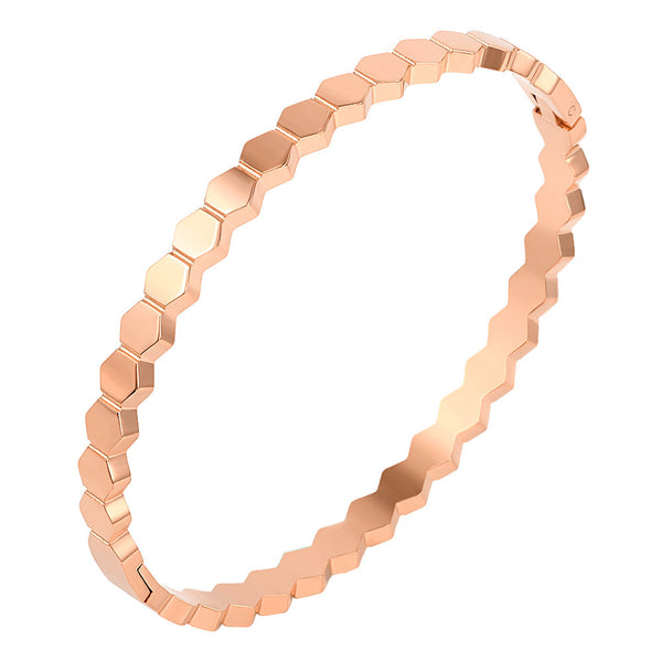 Honeycomb Bangle Bracelet