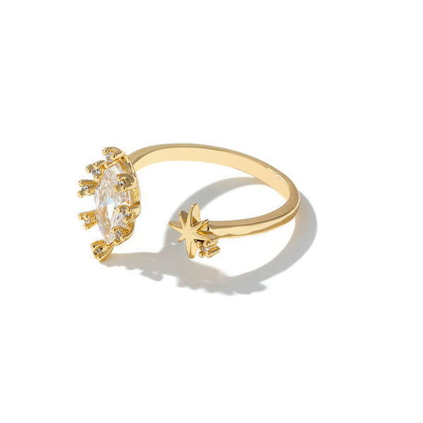 Crystal Marquise Ring