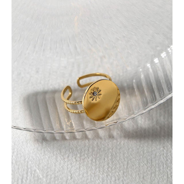 North Star Statement Disc Ring