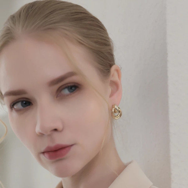 Love Knot Twisted Earrings