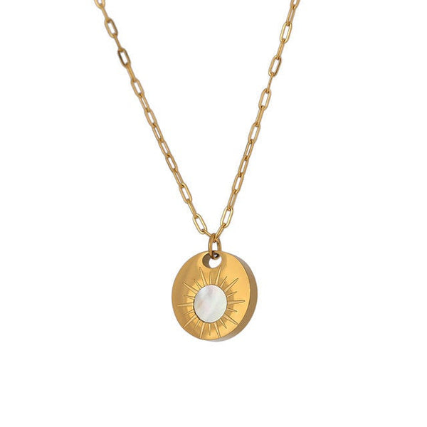 Sun Pendant Necklace