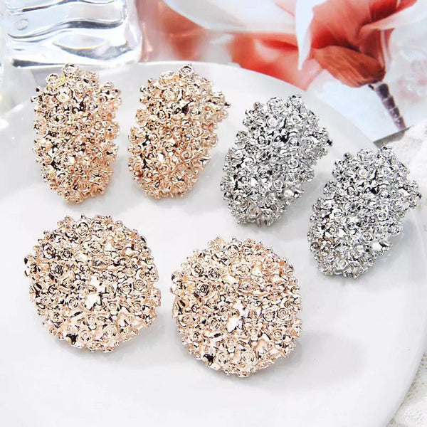Textured Statement Studs