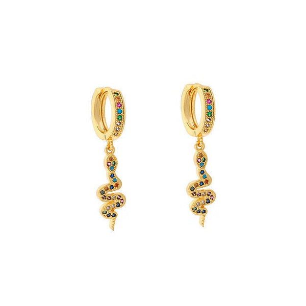 Ear Huggie Snake Earrings