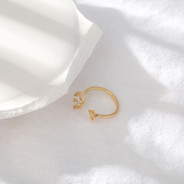 Crystal Marquise Ring
