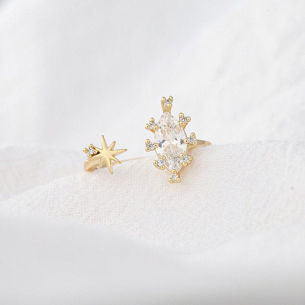 Crystal Marquise Ring