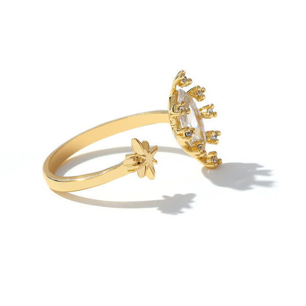 Crystal Marquise Ring