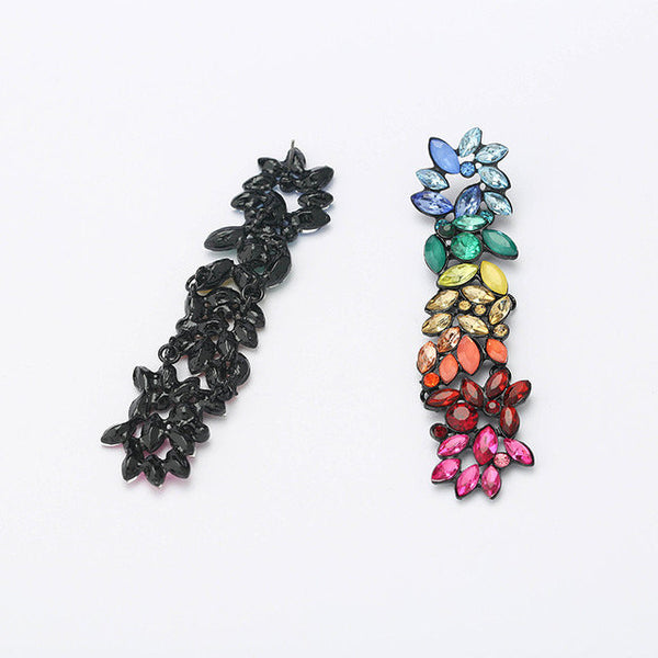 Colorful Crystal Chandelier Earrings