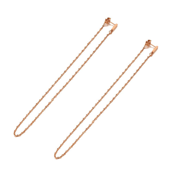 Delicate Chain Wrap Earrings
