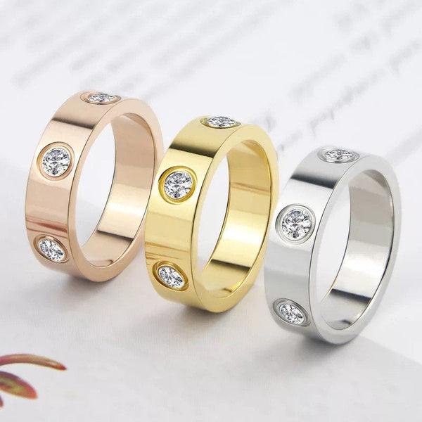 Crystal Eternity Love Ring