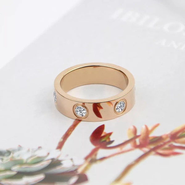 Crystal Eternity Love Ring
