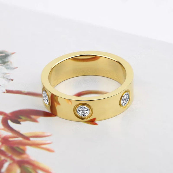 Crystal Eternity Love Ring