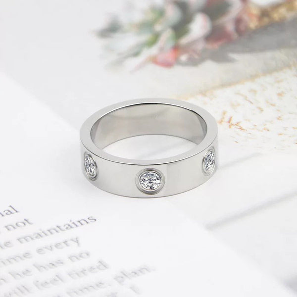 Crystal Eternity Love Ring