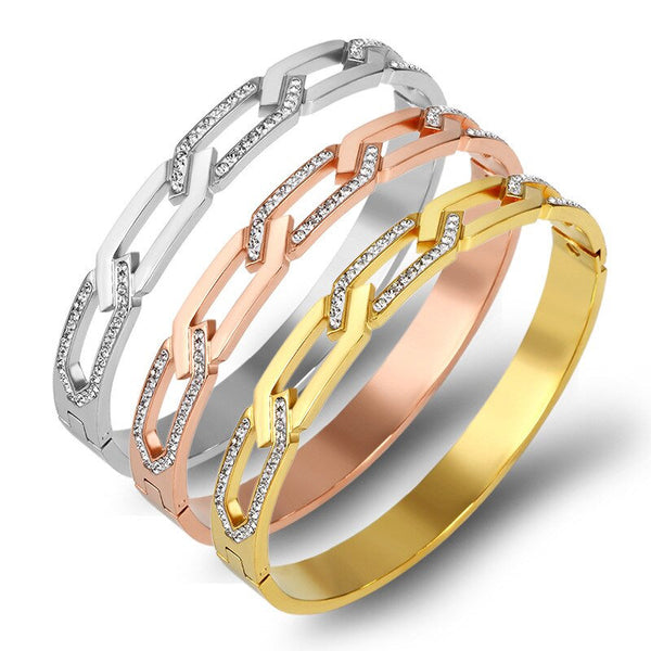 Link Chain Bangle Bracelet