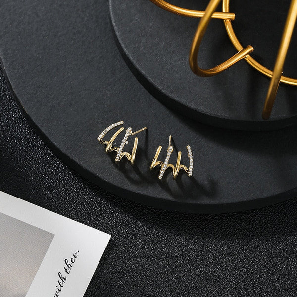 Crystal Claw Earrings